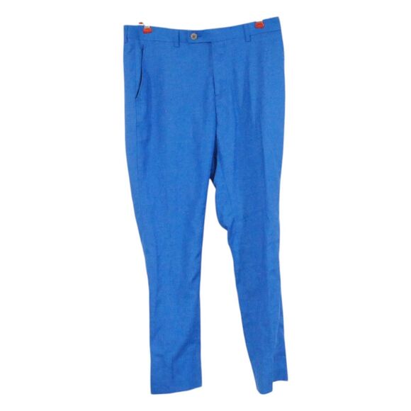Pailsey & Gray Pants Mens 29x32 Blue Chino Dress Trouser Slim Fit Stretch Preppy - Picture 1 of 5